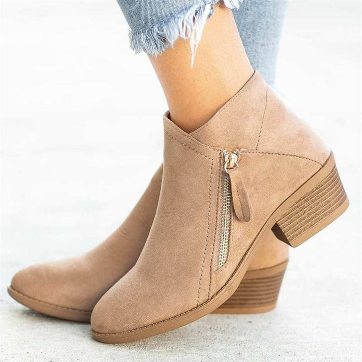 Women's Leather Ankle Boots | Stylish & Comfortable