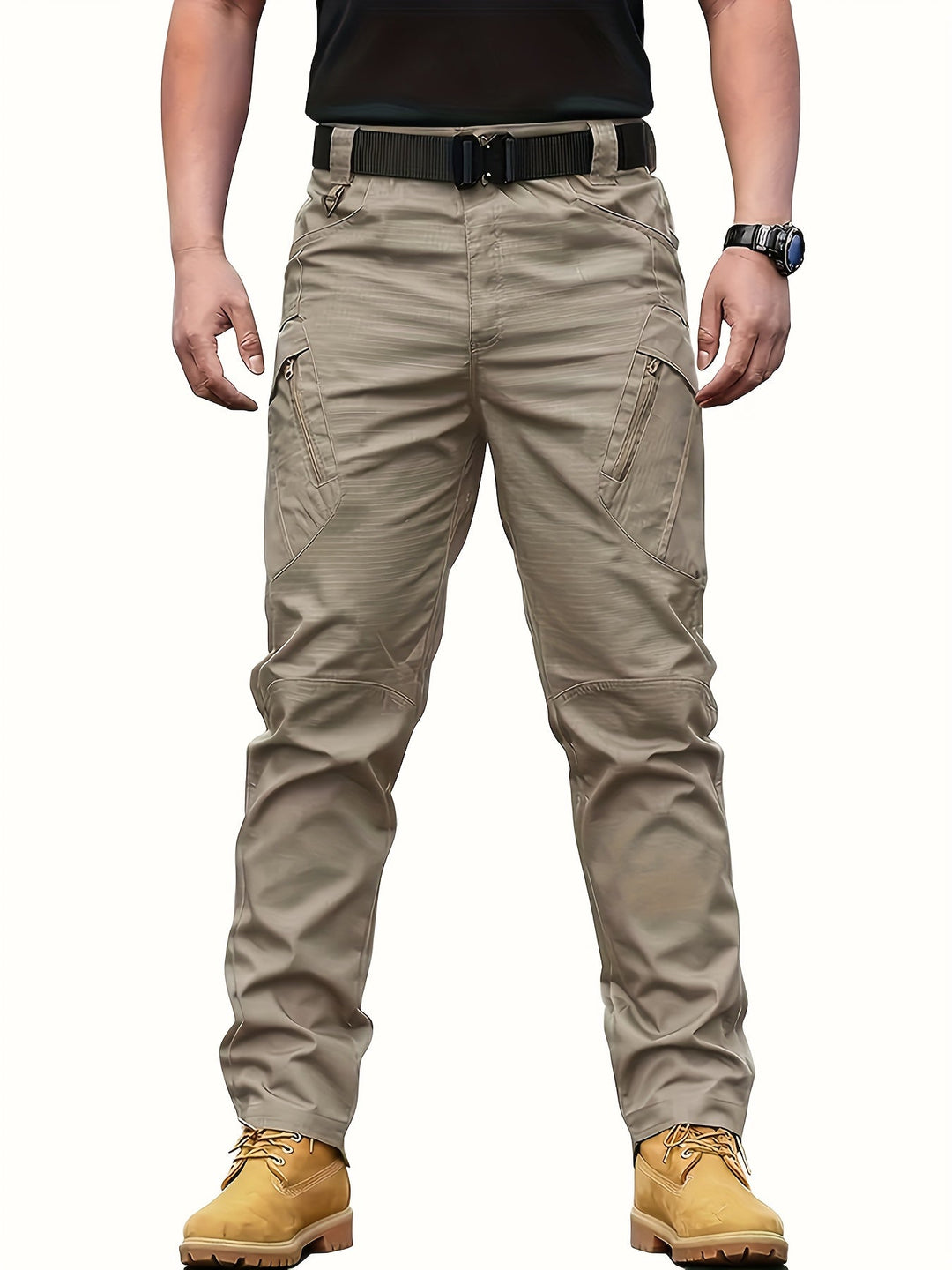 Tactical cargo pants for men with multiple pockets