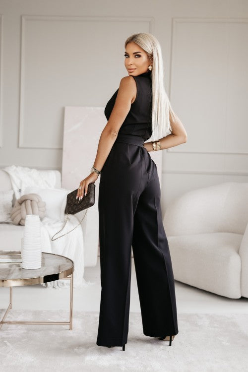 Women's Elegant Wide-Leg Jumpsuit