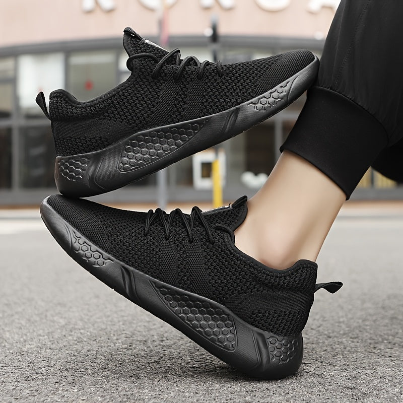 Knitted lightweight sneakers for men