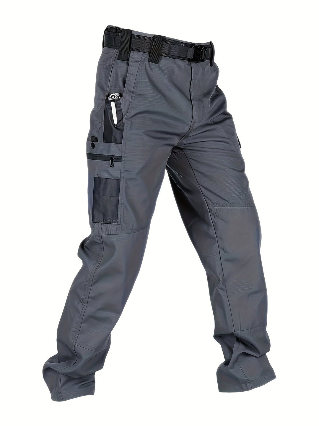 Men’s Cargo Pants - Durable Fabric - Multi-Pocket Utility - Relaxed Fit Workwear