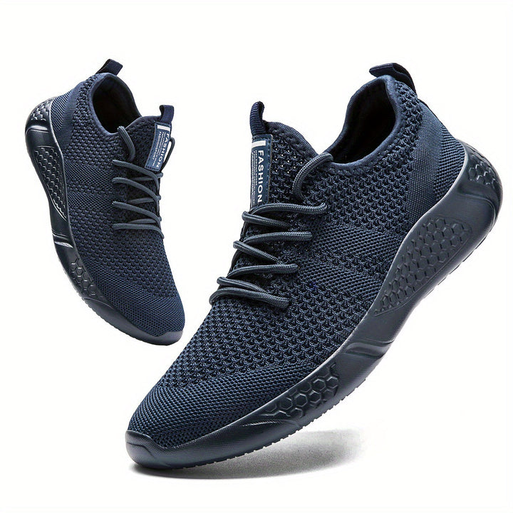 Knitted lightweight sneakers for men