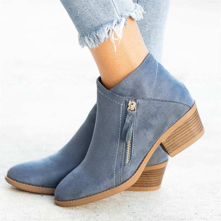 Women's Leather Ankle Boots | Stylish & Comfortable