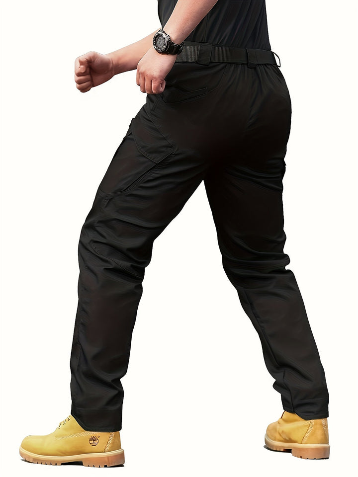 Tactical cargo pants for men with multiple pockets