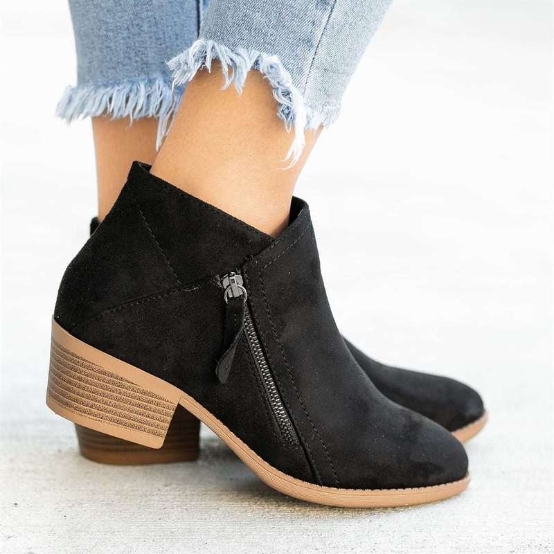 Women's Leather Ankle Boots | Stylish & Comfortable