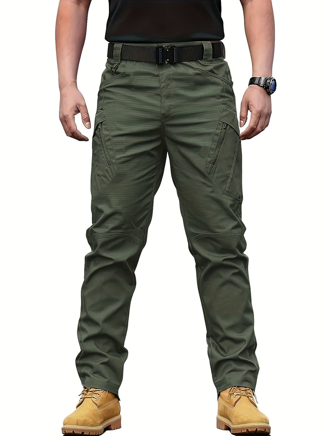 Tactical cargo pants for men with multiple pockets