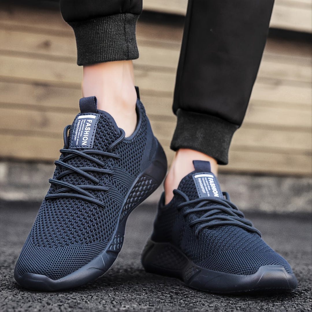 Knitted lightweight sneakers for men