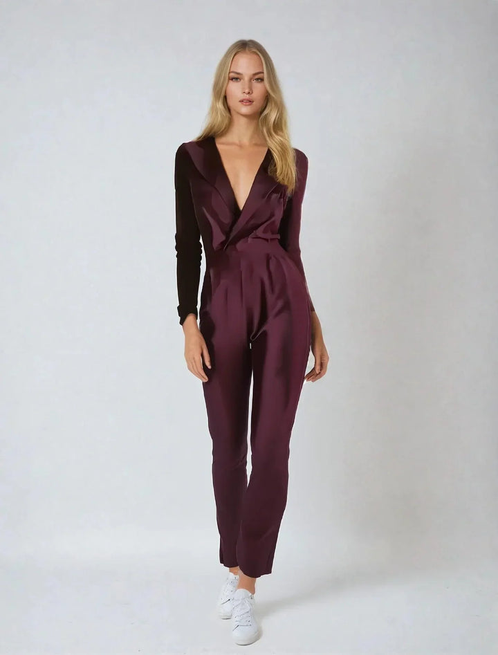 Elegant Women's Tailored Jumpsuit