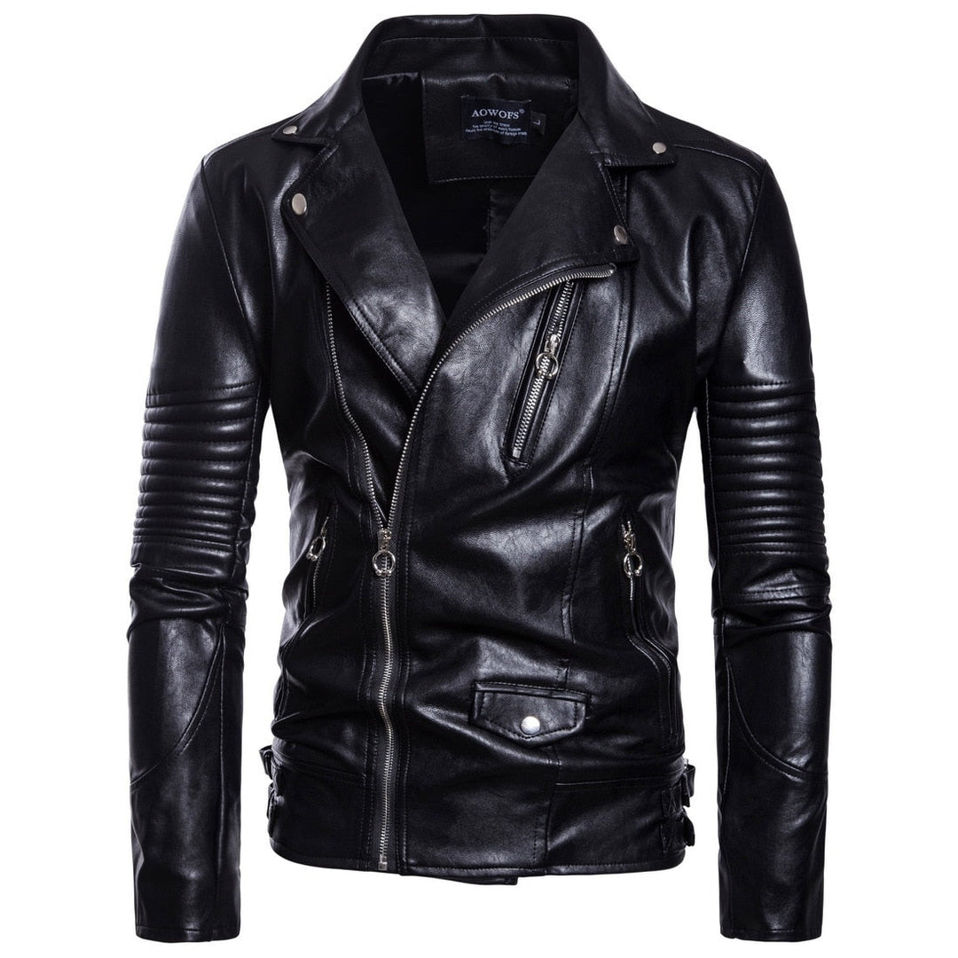 Men's stylish leather jacket