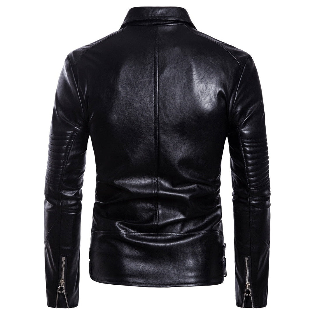 Men's stylish leather jacket