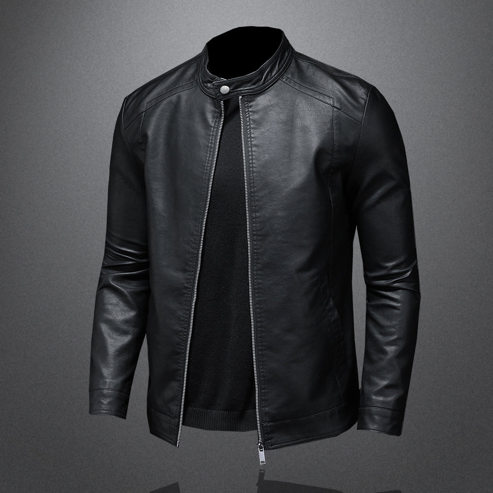 Sleek men's moto jacket