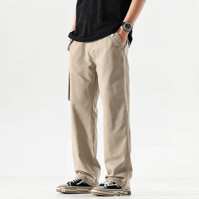 Stylish men's trousers with many pockets