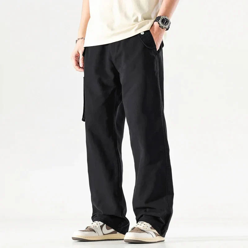 Stylish men's trousers with many pockets