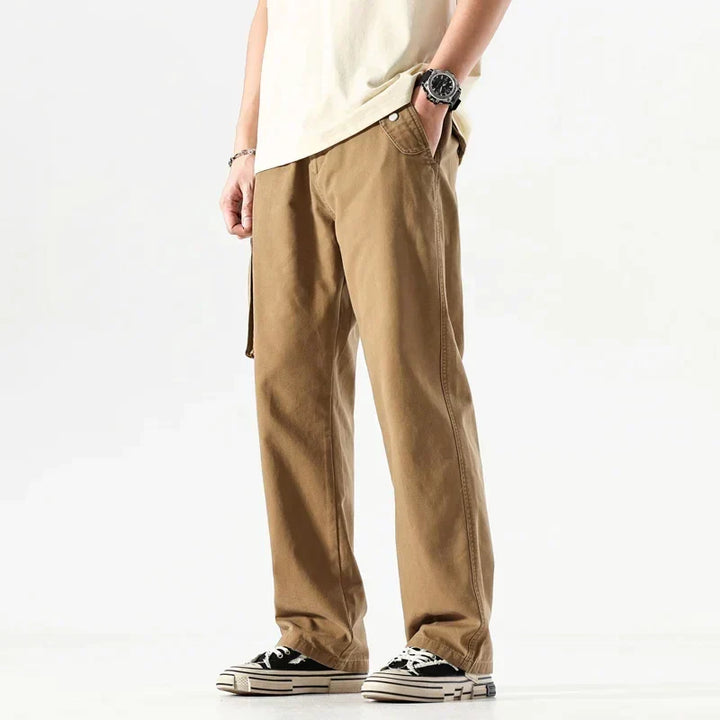 Stylish men's trousers with many pockets