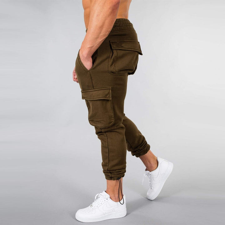 Cargo joggers for men with multiple pockets