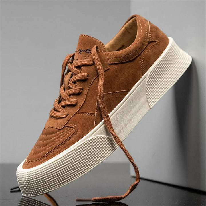 Men's streetwear low heeled casual shoes