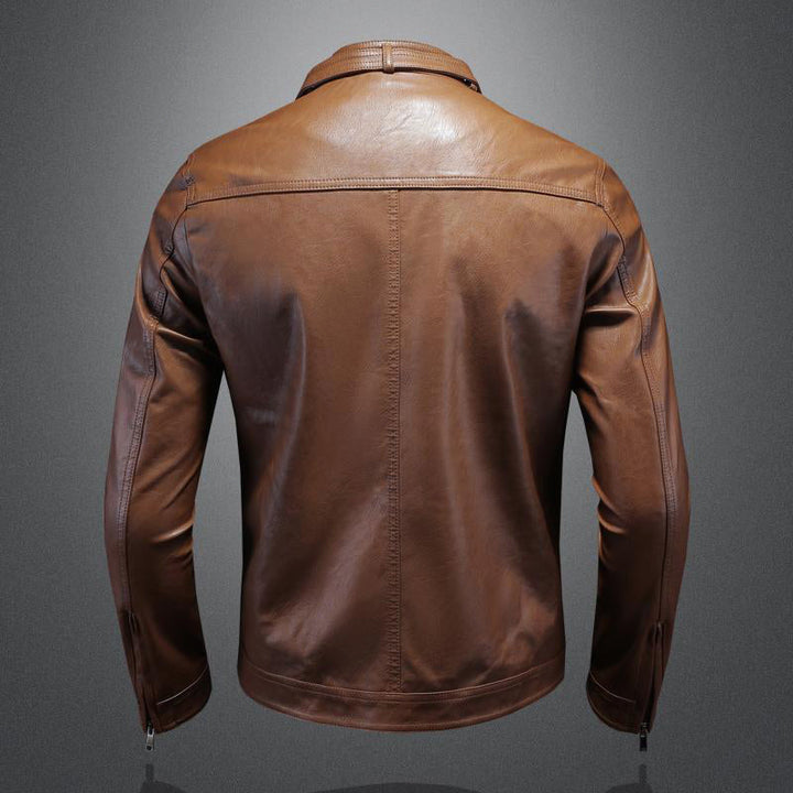 Men's urban leather jacket