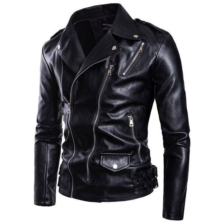 Stylish men's motorcycle jacket