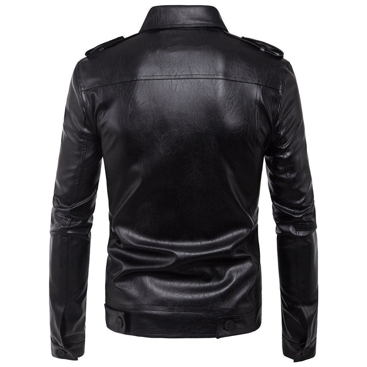 Retro lapel windproof jacket for men