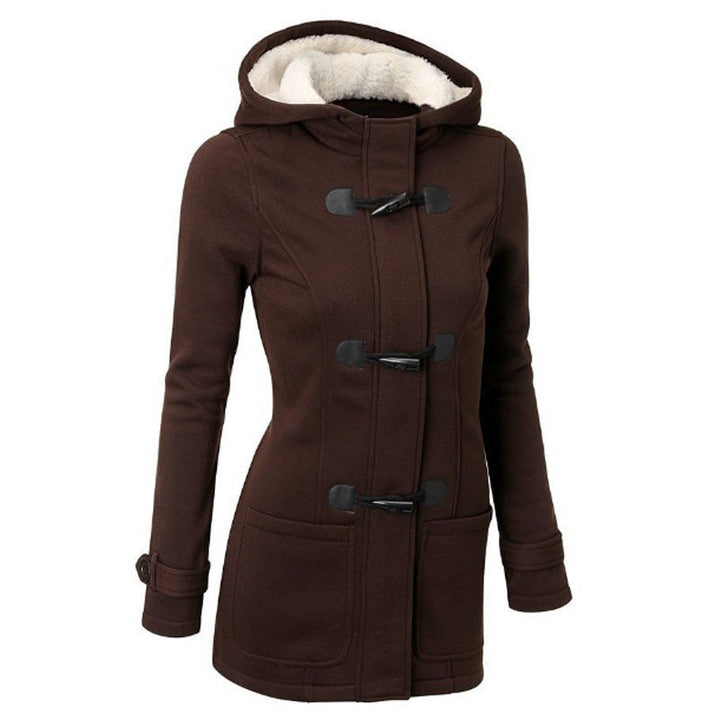 Women’s cozy hooded fleece jacket