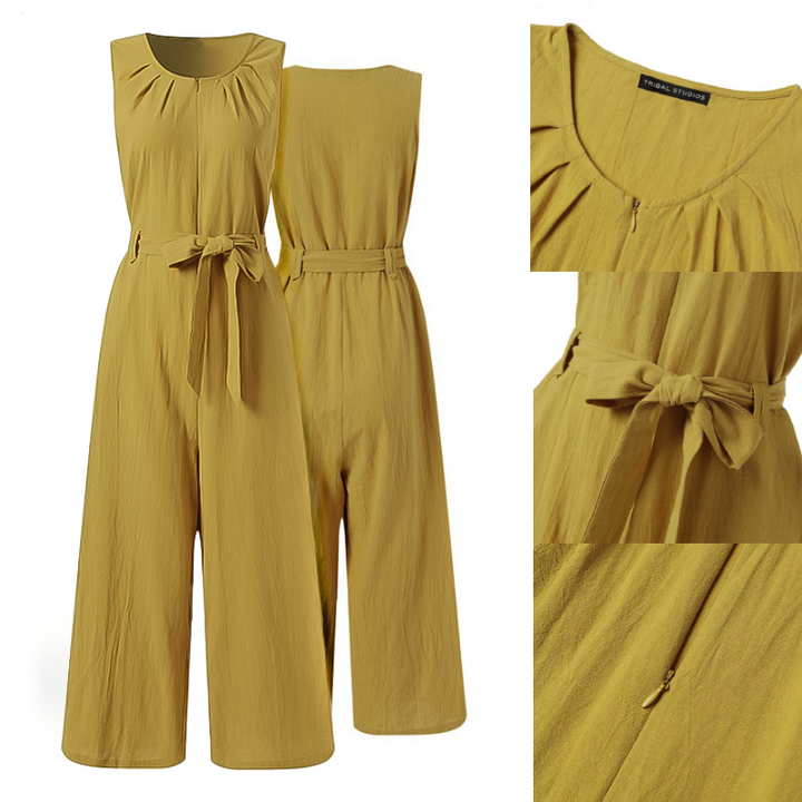 Women's casual jumpsuit with wide legs