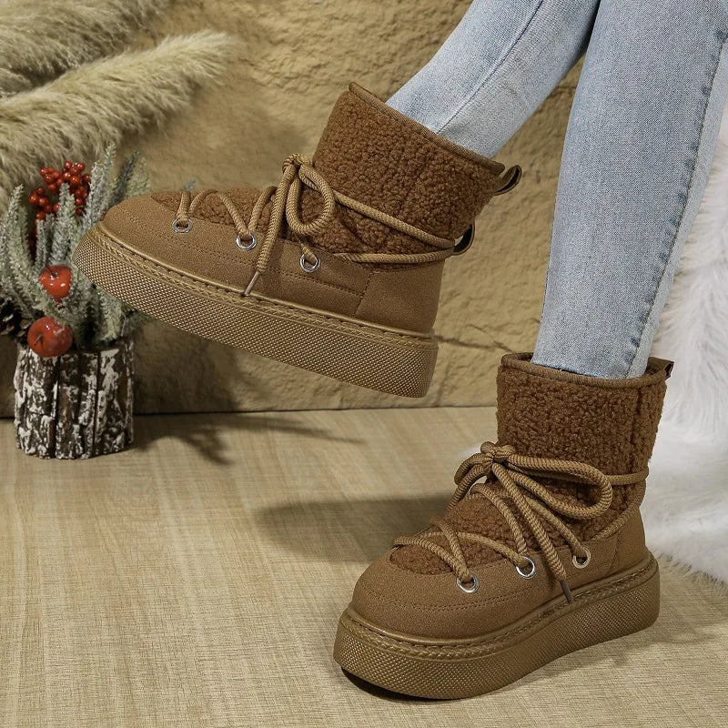 Women's stylish snow boots