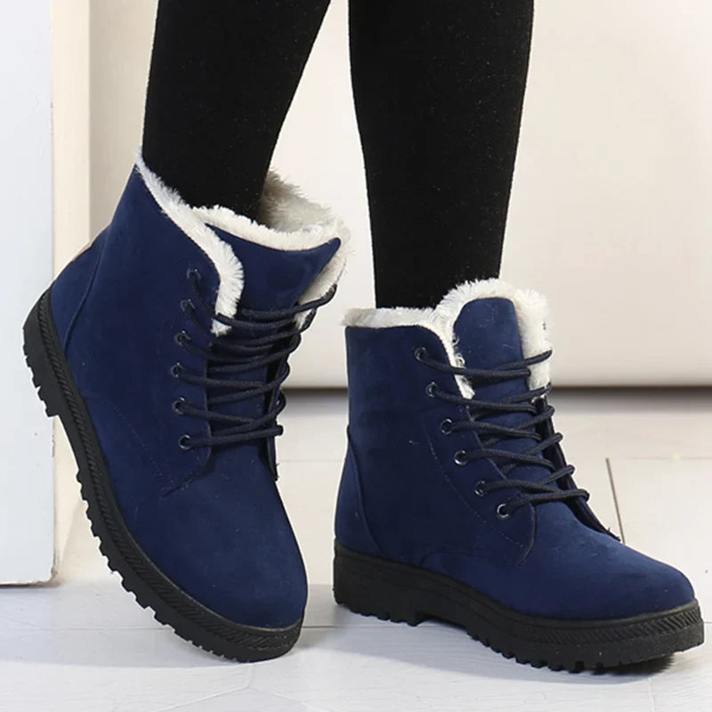 Luxurious plush lined women's boots