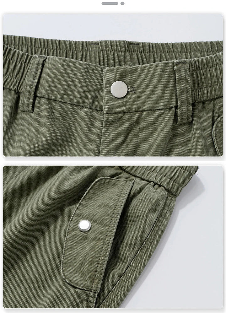 Stylish men's trousers with many pockets