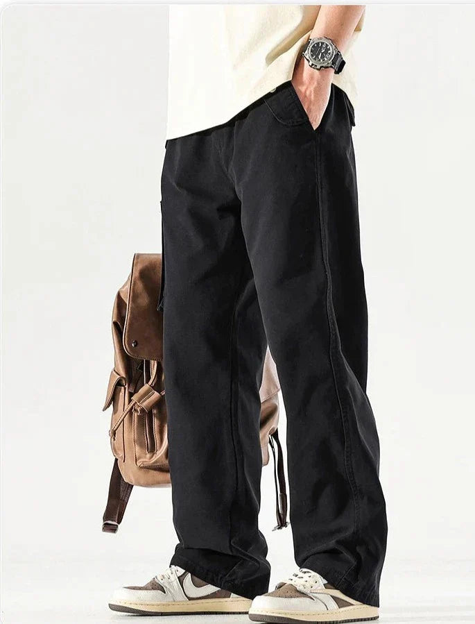 Stylish men's trousers with many pockets