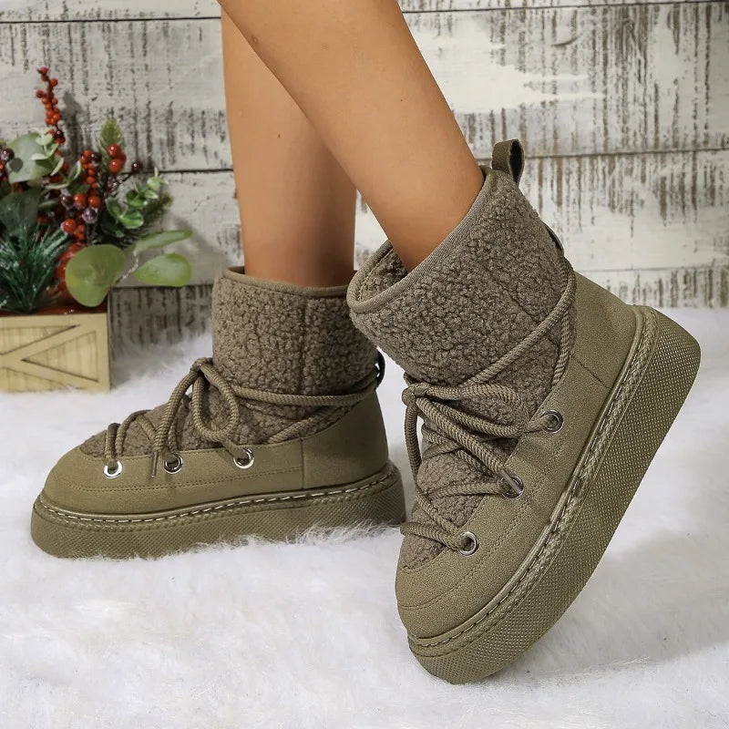 Women's stylish snow boots