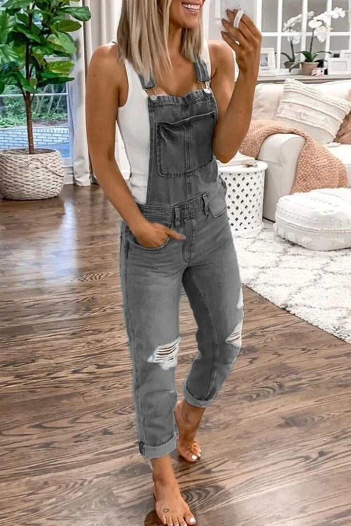 Women's Denim Jumpsuit: Effortless Urban Chic