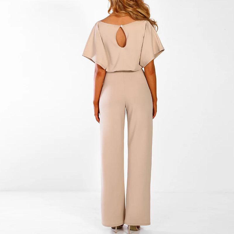 Elegant Women's Belted Jumpsuit – Chic & Stylish Outfit