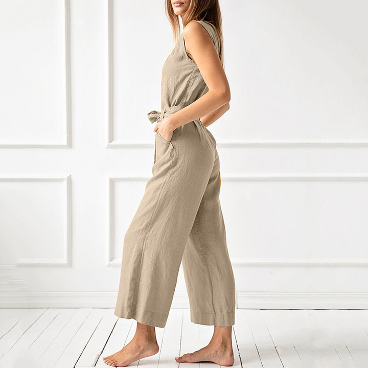 Women's casual jumpsuit with wide legs