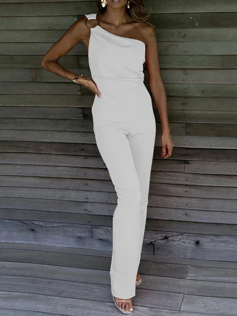 Backless sleeveless jumpsuit for women