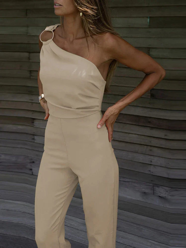 Backless sleeveless jumpsuit for women