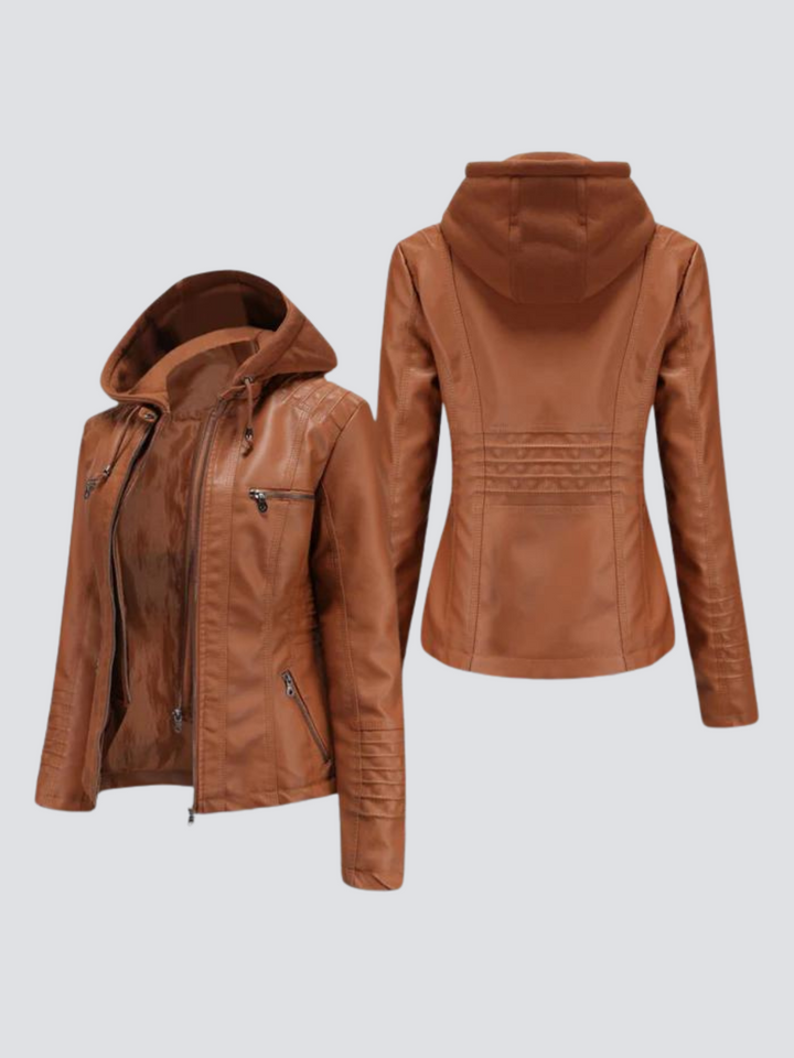 Hooded classic jacket for women