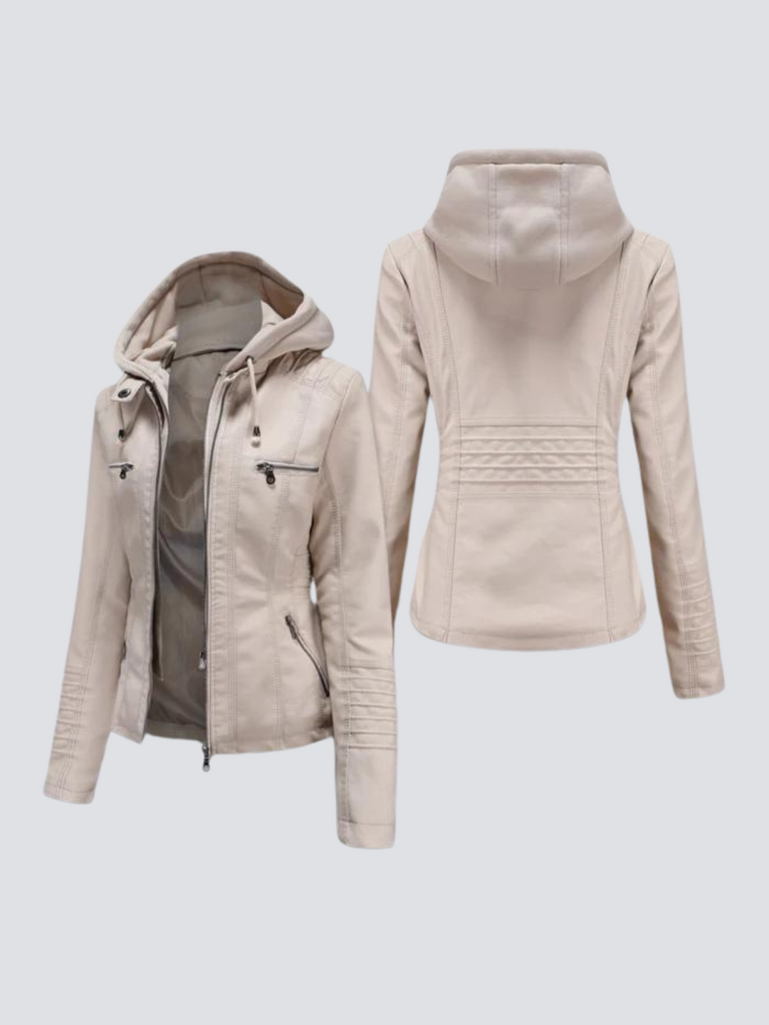 Hooded classic jacket for women