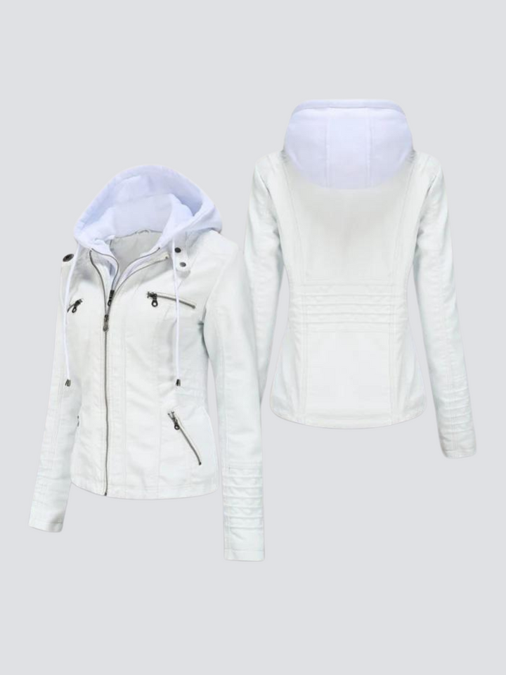 Hooded classic jacket for women