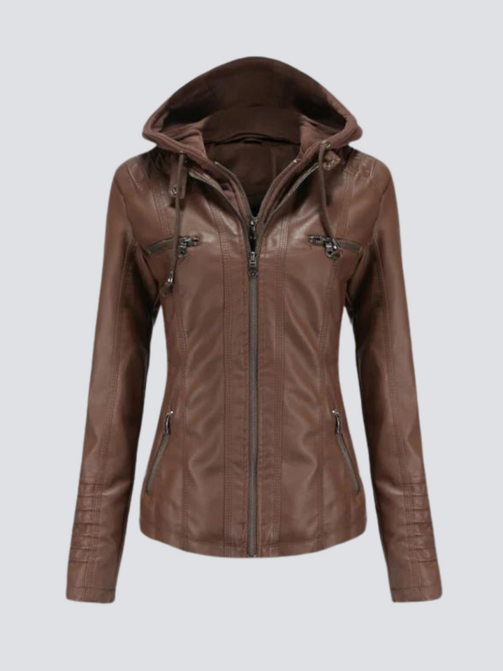 Hooded classic jacket for women