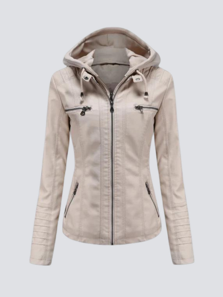 Hooded classic jacket for women