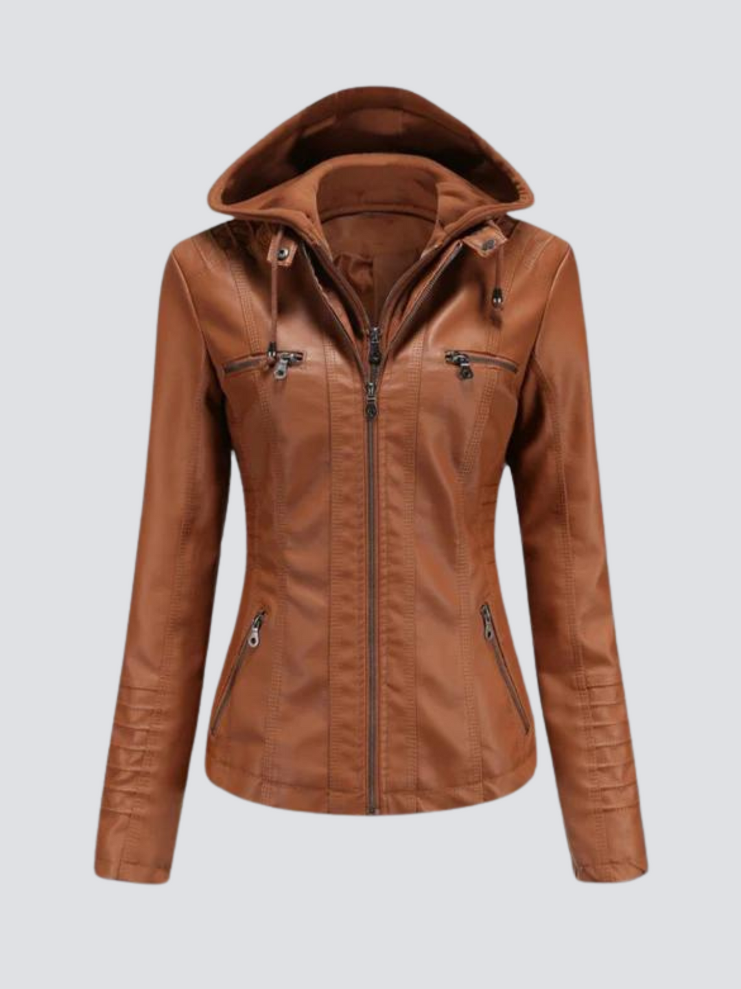 Hooded classic jacket for women