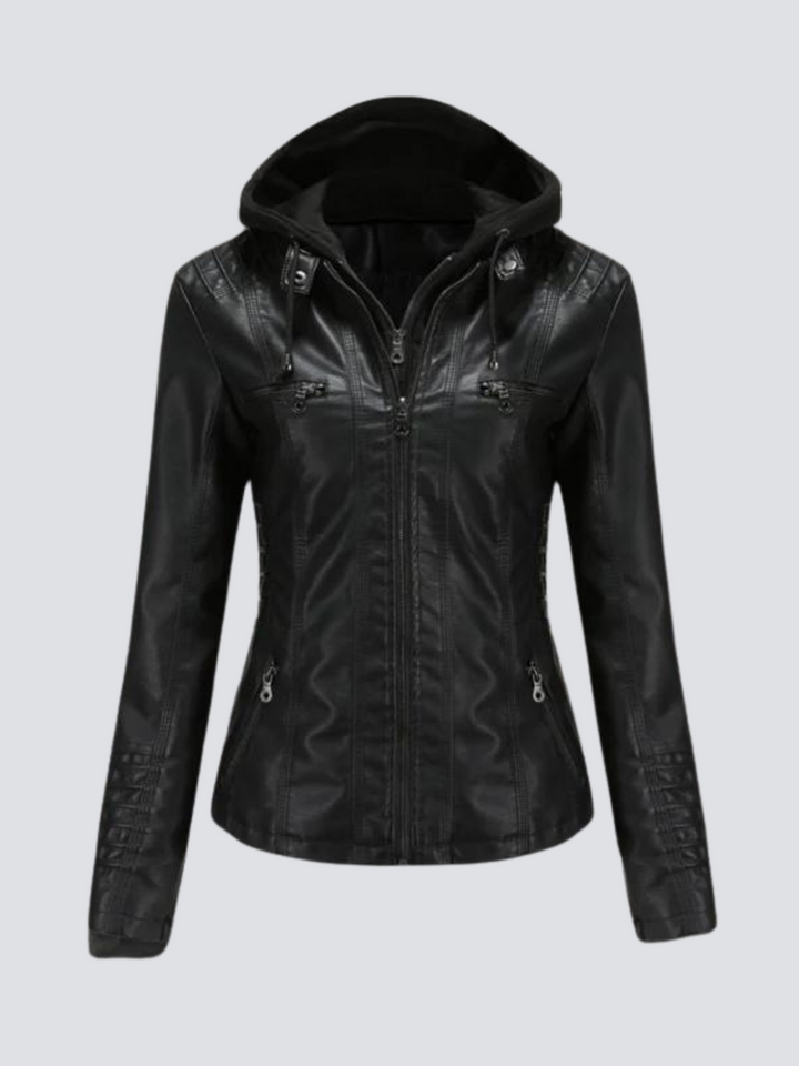 Hooded classic jacket for women