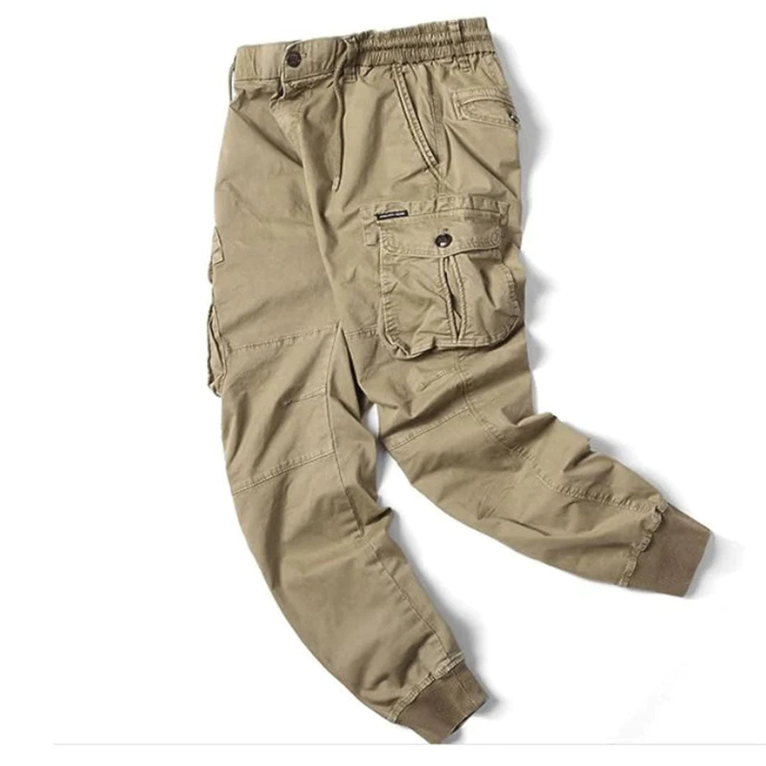 Men's Long Cargo Pants - Stylish, Durable, All-Season, Stretch Fit, Breathable Material