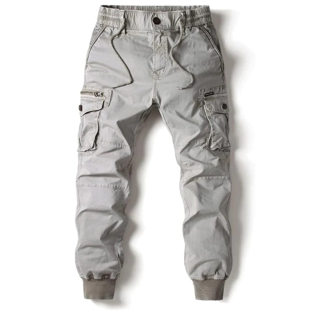 Men's Long Cargo Pants - Stylish, Durable, All-Season, Stretch Fit, Breathable Material