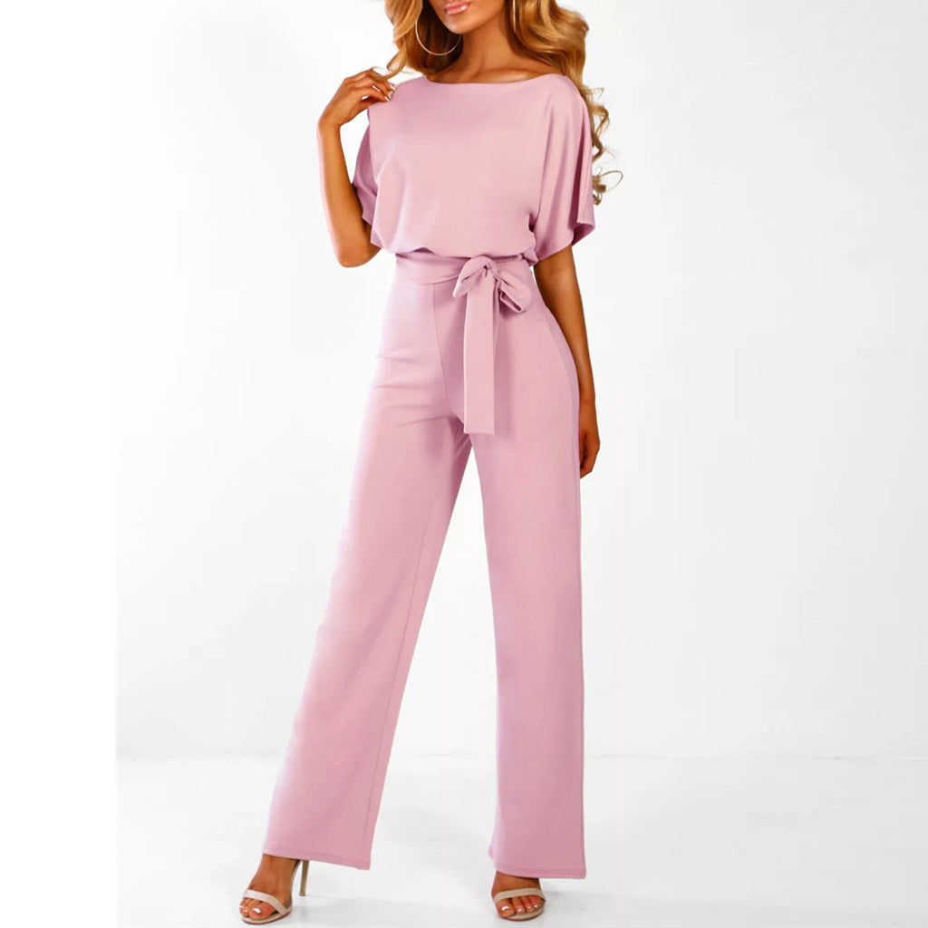 Women's simple and chic jumpsuit