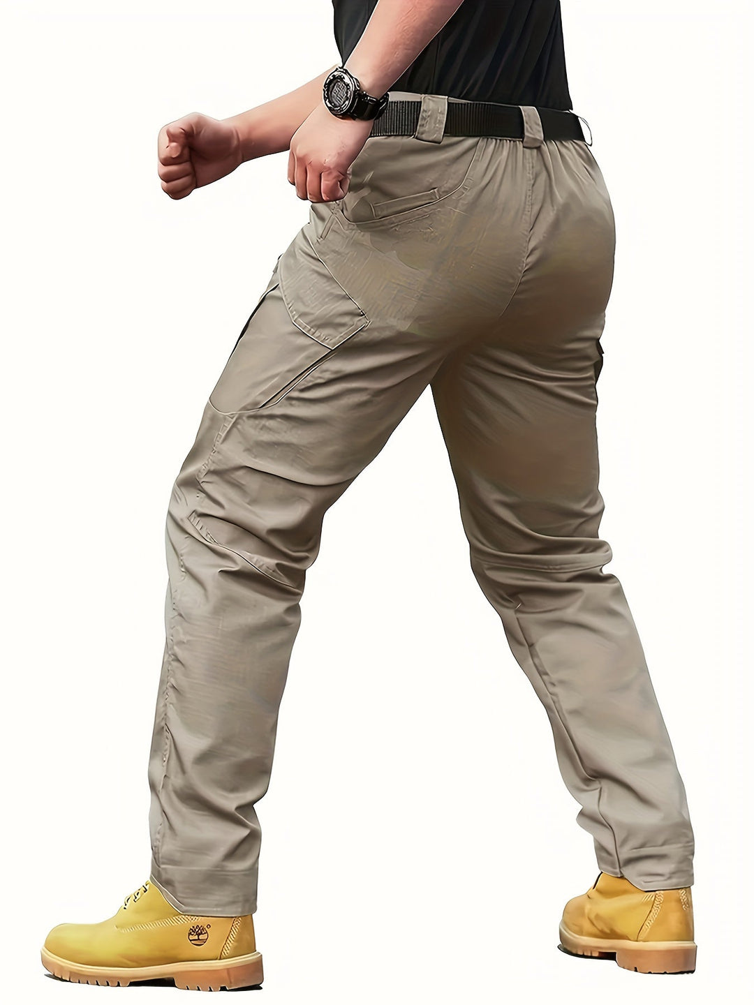 Tactical cargo pants for men with multiple pockets