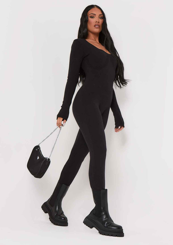 Women's long sleeve jumpsuit