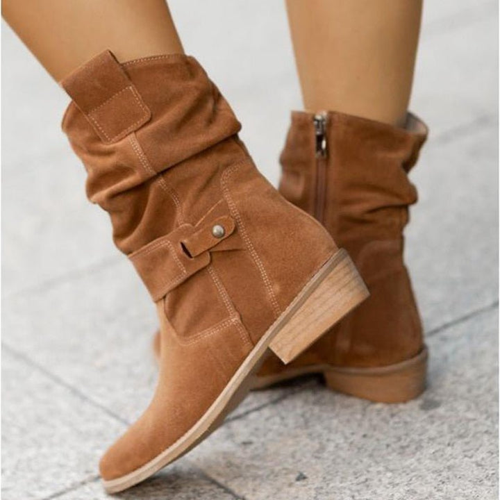 Lana stylish ankle boots with a low heel