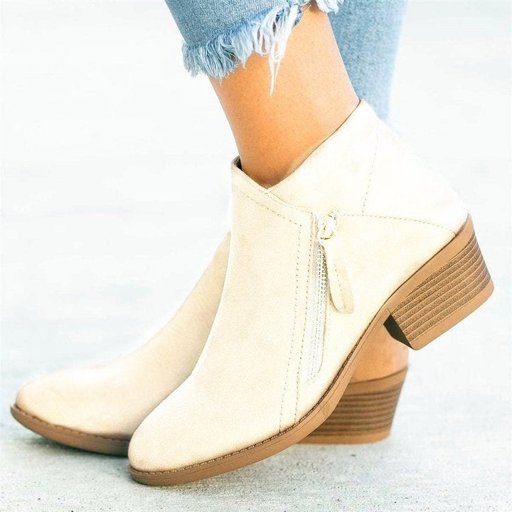 Women's Leather Ankle Boots | Stylish & Comfortable