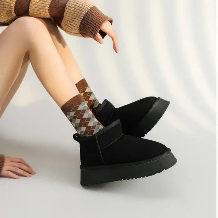 Classic short winter boots for women